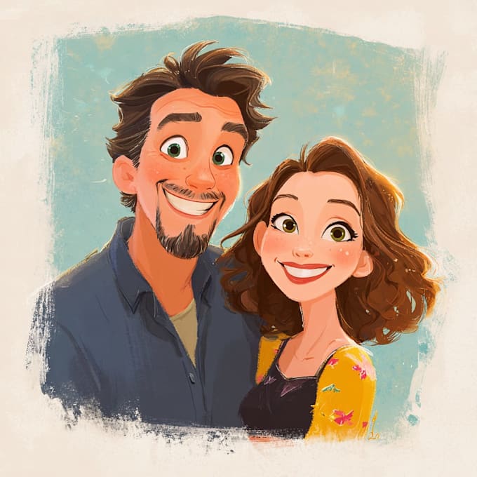 do disney cartoon portrait