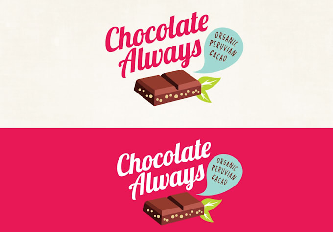 design sweets, chocolate, candy, bakery, or food logo
