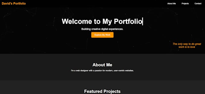 create a responsive landing page in HTML CSS and javascript