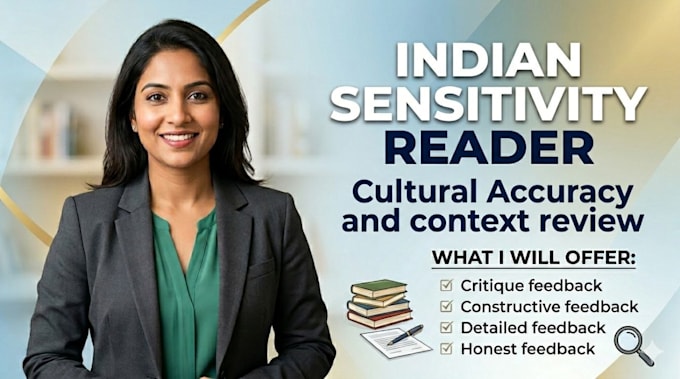 be your indian sensitivity reader and context consultation