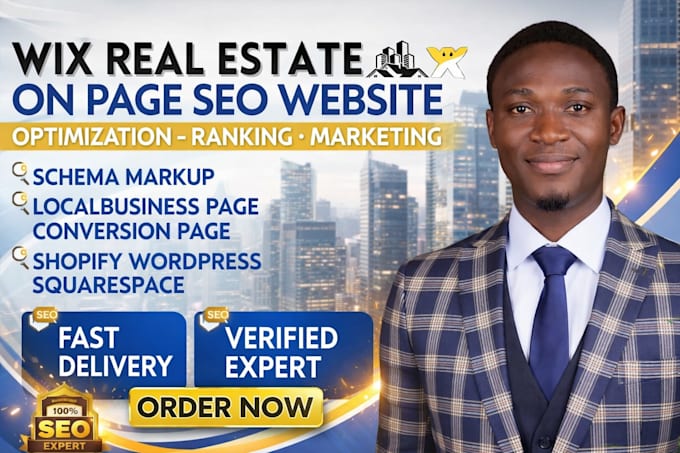 provide hubspot certified wix real estate website seo and optimization