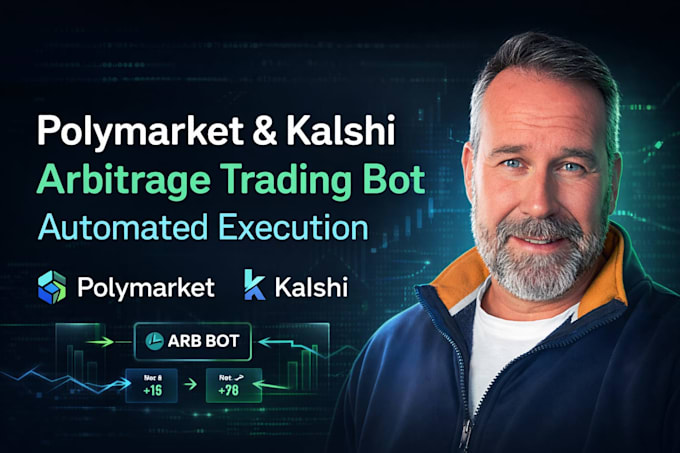 develop a custom polymarket and kalshi arbitrage trading bot
