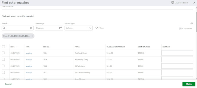 do quickbooks online bookkeeping and cleanup