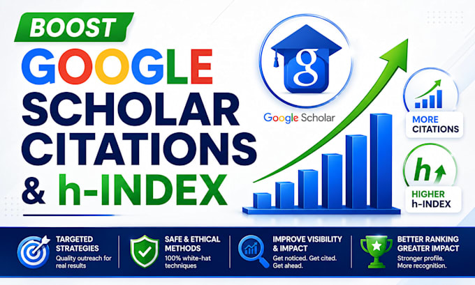 improve your google scholar profile research visibility and h index