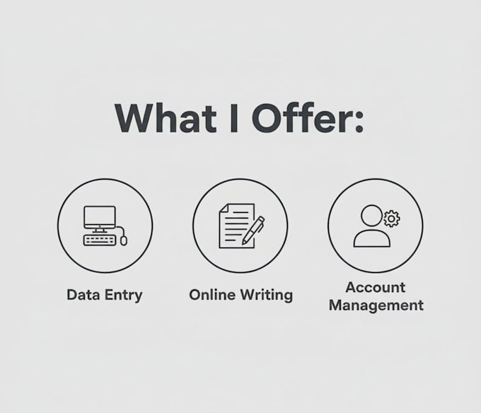 do data entry and online writing