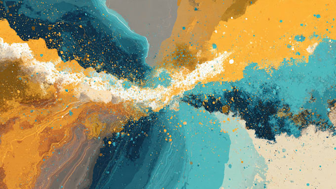 create unique digital abstract art
