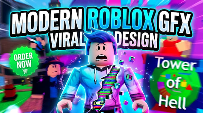 design professional roblox youtube thumbnails