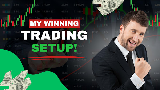design modern youtube thumbnails for trading channels