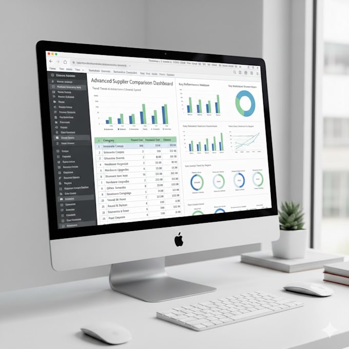 source reliable suppliers and create a vendor comparison report