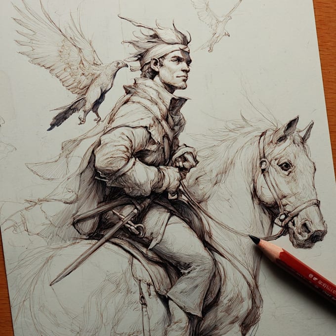 draw your fantasy scene