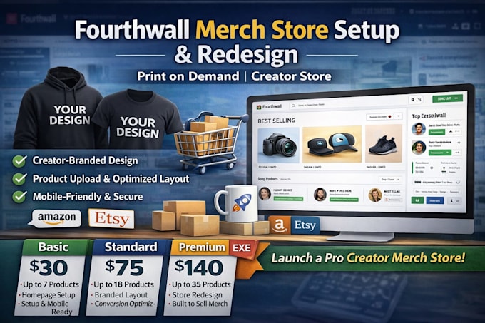 setup fourth wall shop fourthwall merch pod store redesign fourth wall website