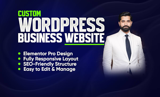 design lead generating wordpress website for local service business