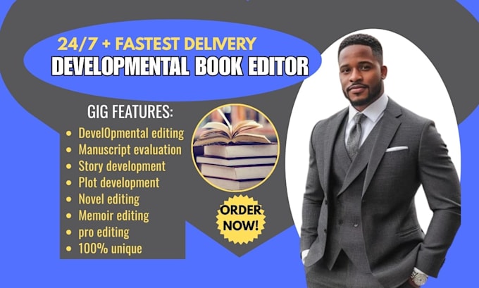 do your developmental editor, novel editor, manuscript evaluation, book critique