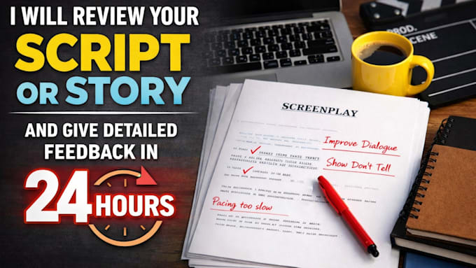 review your script or story critique feedback in 24 hours