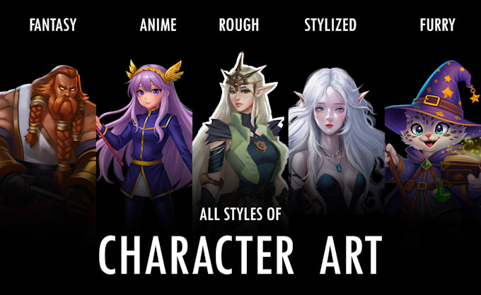 make concept arts and illustration