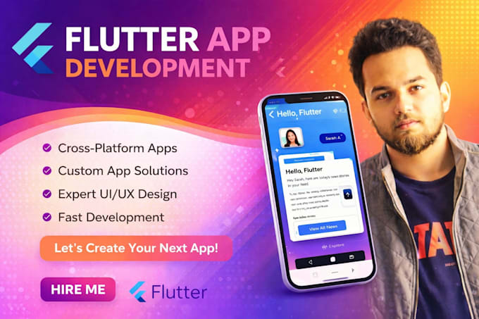 create cross platform flutter apps using flutter and dart