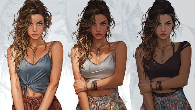 create custom digital art and illustrations in any style