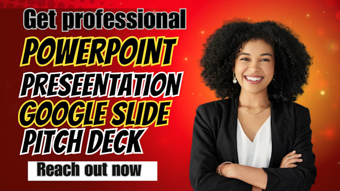 design or redesign pitch deck presentation powerpoint presentation google slide