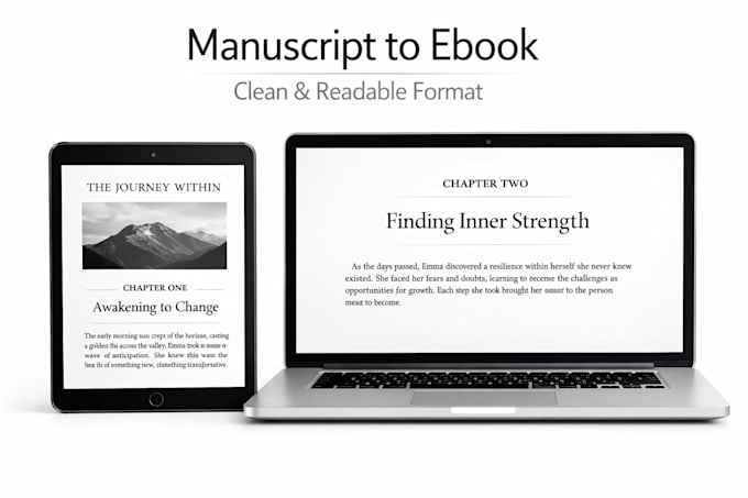 convert your manuscript into a properly formatted ebook