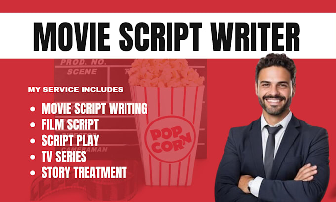 Write your movie script, screenplay, tv pilot, comedy short film ...