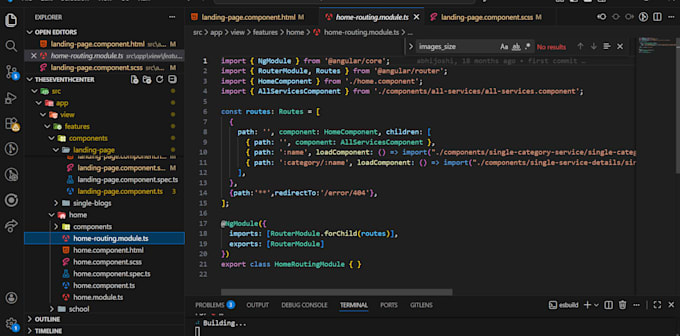 angular frontend developer for responsive web applications and UI
