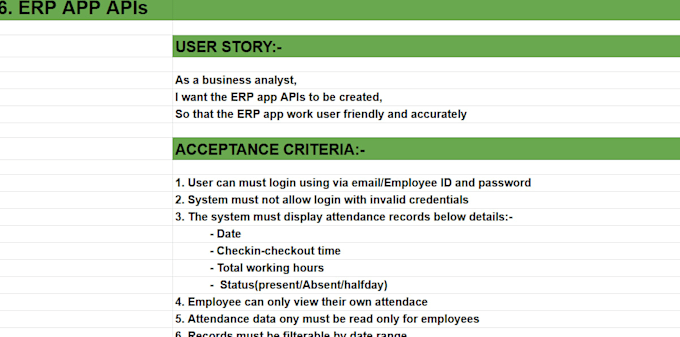 do user stories for your software development project