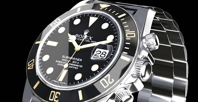 create realistic 3d watch animation, 3d watch design and product visualization