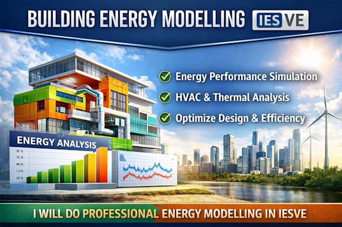 provide building energy modelling and energy analysis using iesve