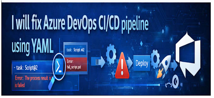 fix azure devops ci cd pipeline and yaml build errors