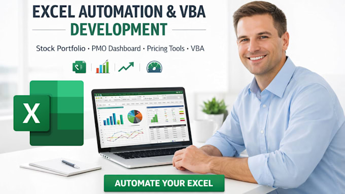 do excel automated stock portfolio tracker, pricing options, pmo dashboard, vba