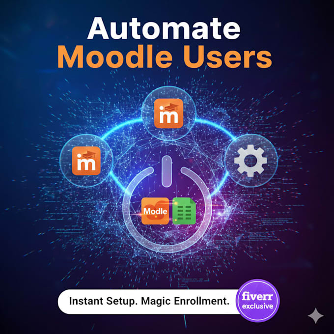 automate moodle users with apps script
