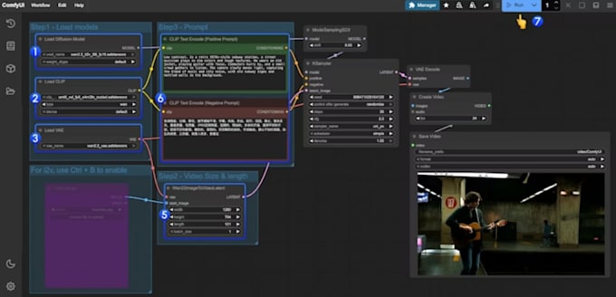 create comfyui workflow lora train ai influencer runpod set up wan workflow