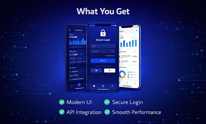 develop android and ios mobile apps for any business