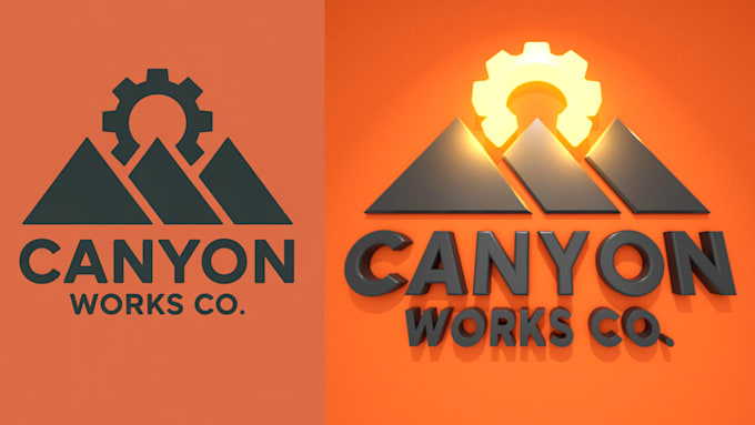convert your flat logo or artwork into a professional 3d model