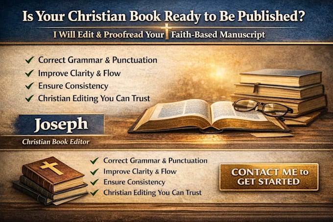 copyedit proofread christian nonfiction faith based book