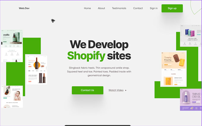 build your professionnel landing page