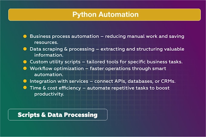 code integraton otimization for your python applications, programs, and scripts
