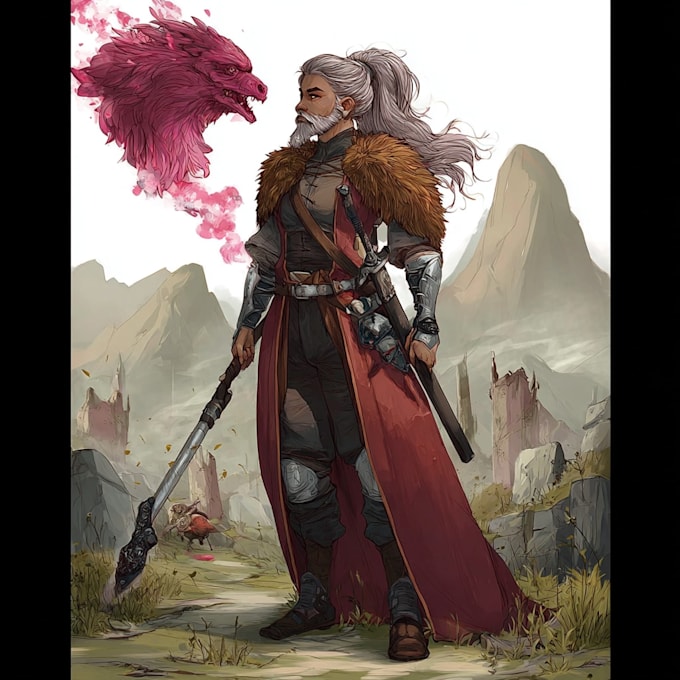 Draw dnd character art, fantasy character illustration by Juliette_pete ...