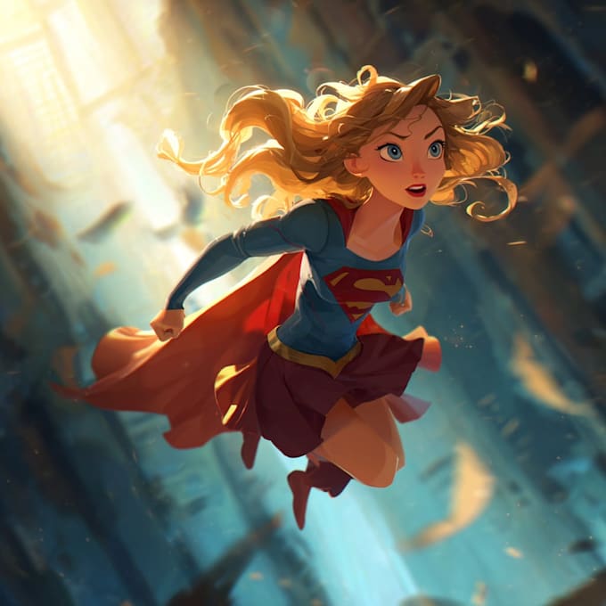 make drawing of super hero character