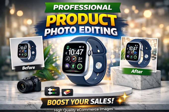 professionally edit product photos for ecommerce , amazon
