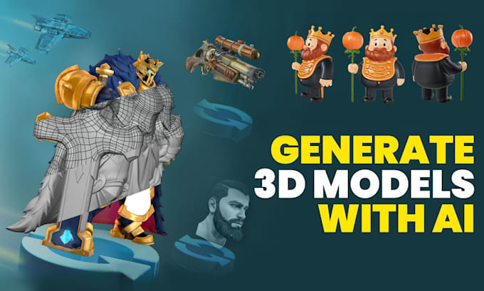 create ai generated 3d models