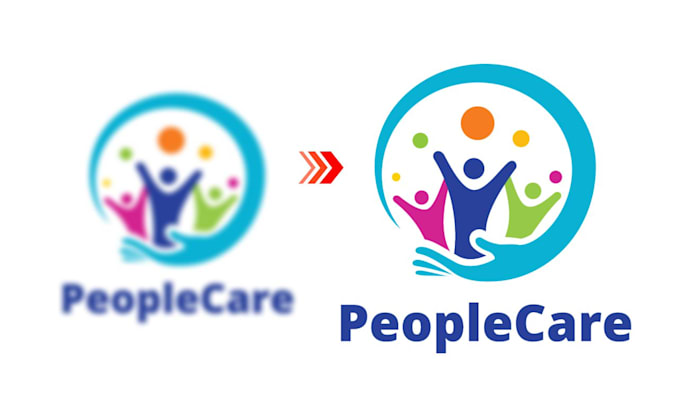 vector tracing redesign restore logo refine recreate image