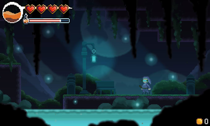 create pixel art tileset and props for 2d games
