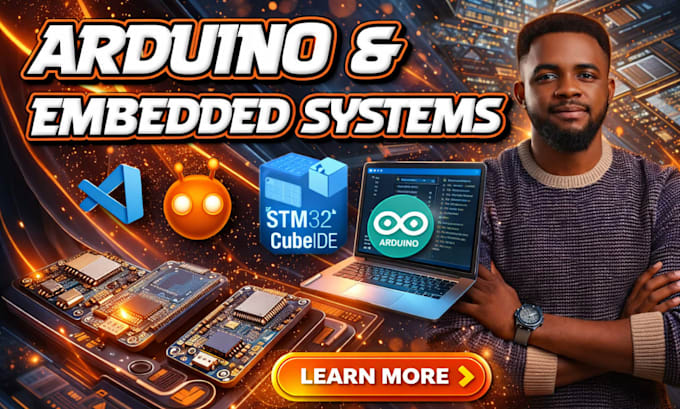 develop arduino and embedded sysstem firmware for lot and automation
