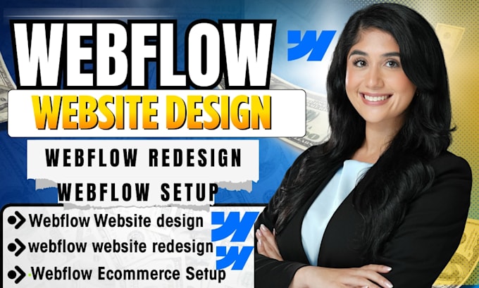design webflow website, or develop webflow website, webflow expert