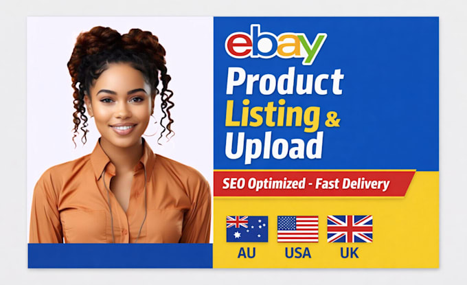 do ebay product listing, ebay product upload, SEO optimized ebay listings