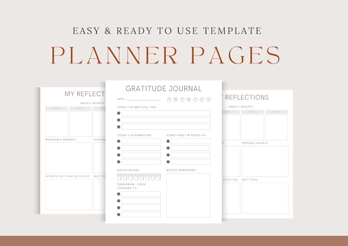 create hyperlinked planners journals and trackers for etsy