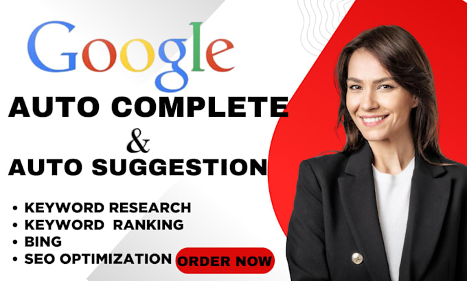 do keyword research, google autocomplete and bing autosuggest for ranking