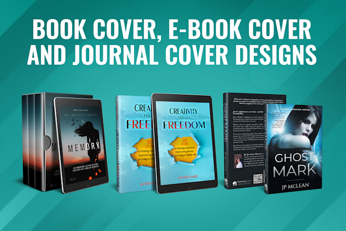 do creative ebook, hard cover or paper book cover design