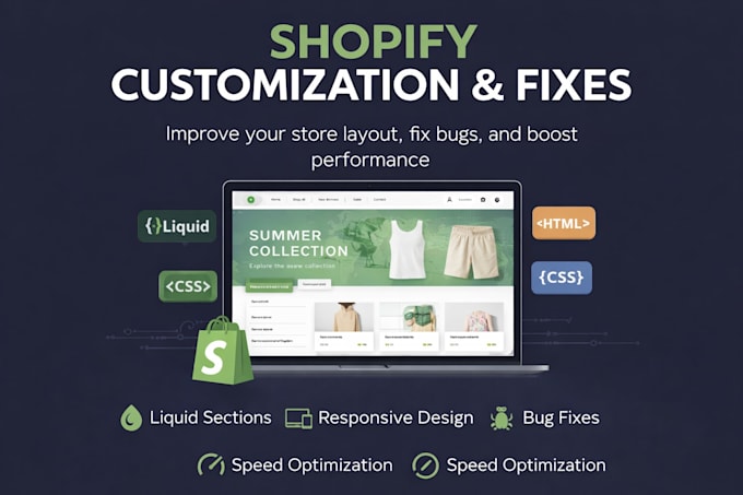 fix shopify bugs and layout issues